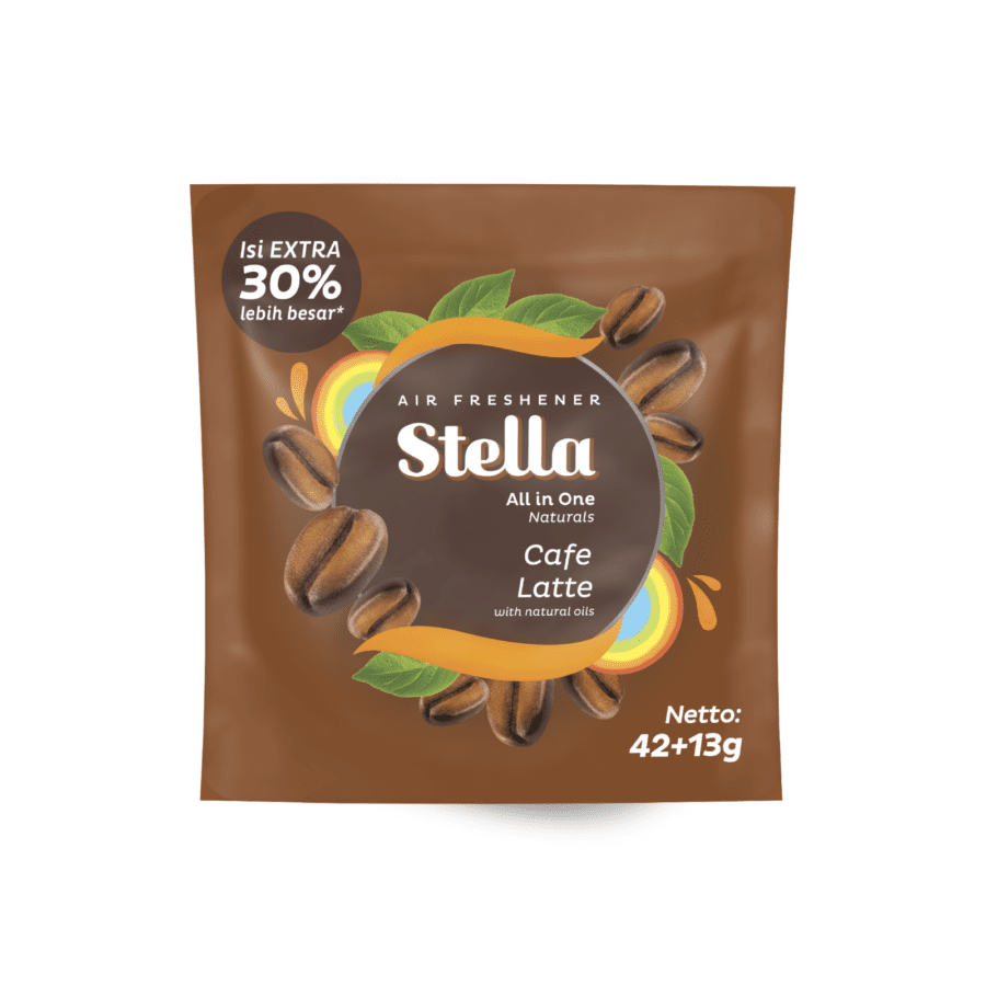Stella All in One Cafe Latte Pengharum Ruangan 42gram