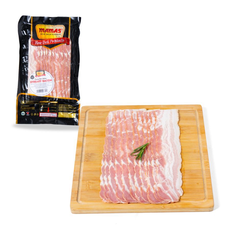 Streaky Bacon Sliced Mamas 250gram