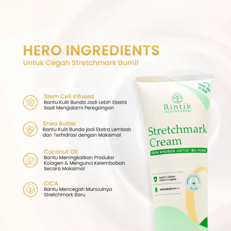 Rintik Skincare Stretchmark Cream 200ml