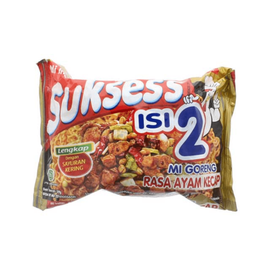 Suksess Mie Goreng Ayam Kecap Mie Instan 129gram