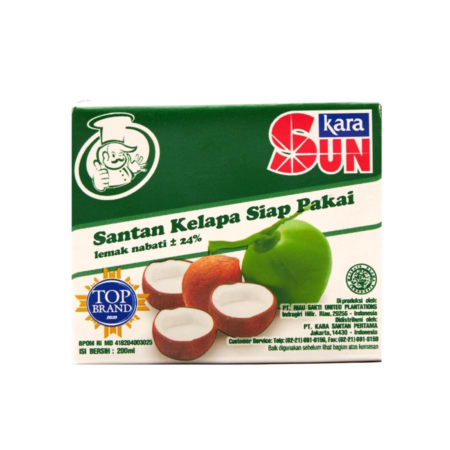 Sun Kara Santan Kelapa Cair 200ml