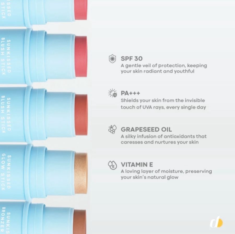 Dew It Sunkissed Bronzer Blush Stick SPF30 PA+++