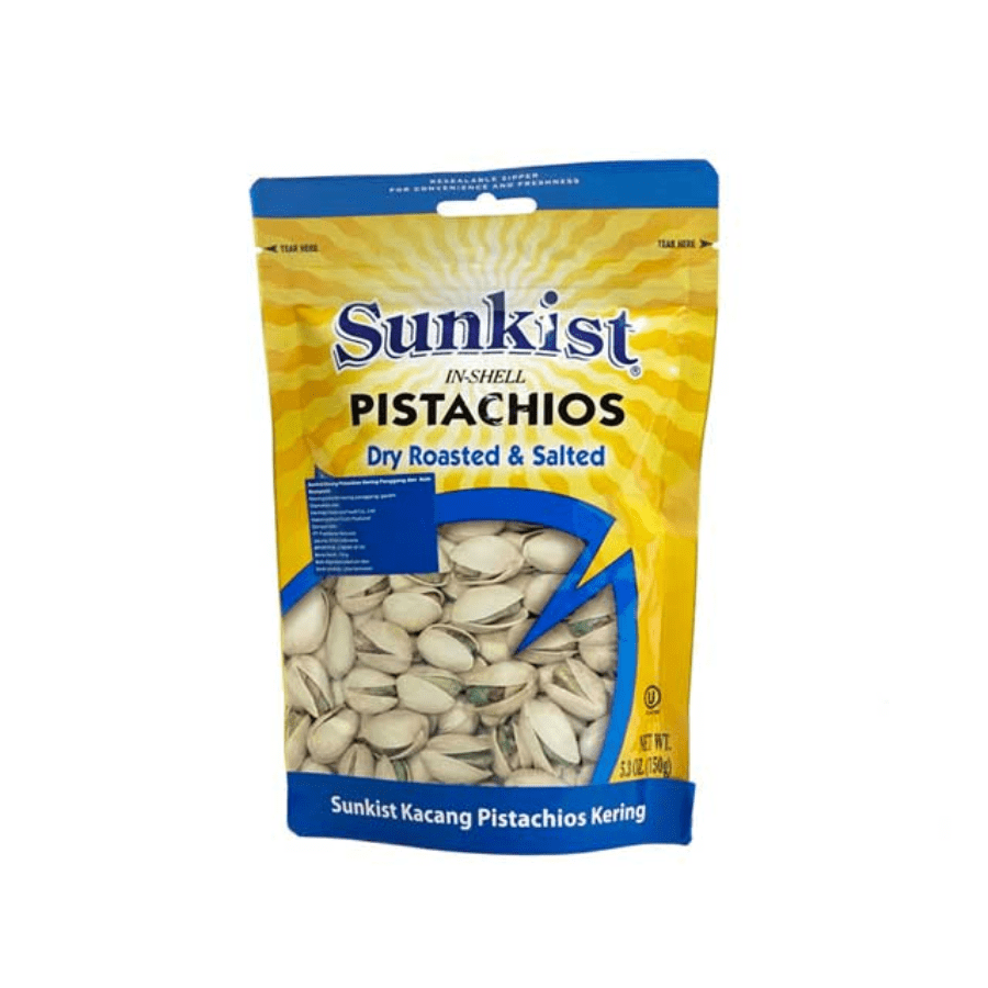 Sunkist Pistachios Dry Roasted & Salted