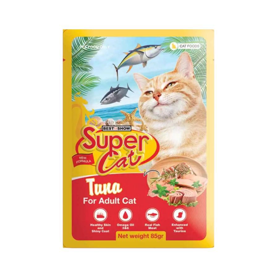SuperCat Tuna Adult Makanan Kucing Basah 85gram