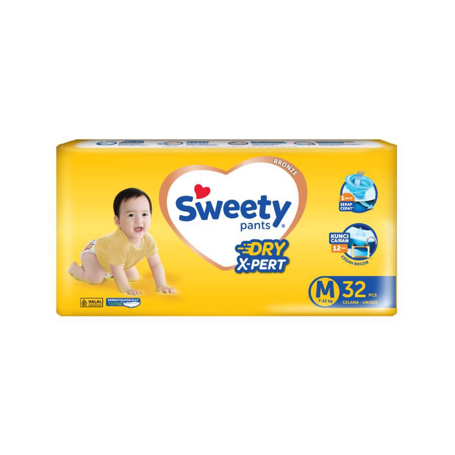 Sweety Dry X-Pert Bronze Pants Diapers M32 1pack