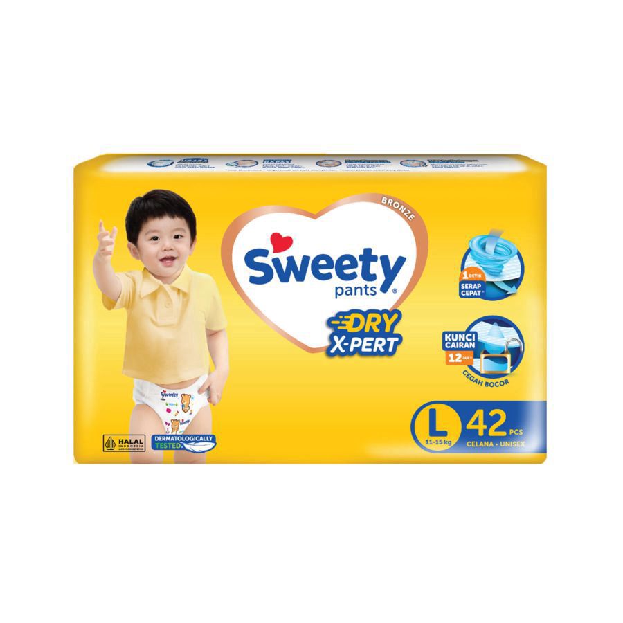 Sweety Dry X-Pert Bronze Pants Diapers L42 1pack