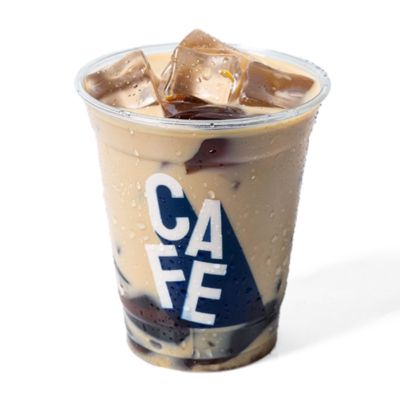 Grass Jelly Milk Tea