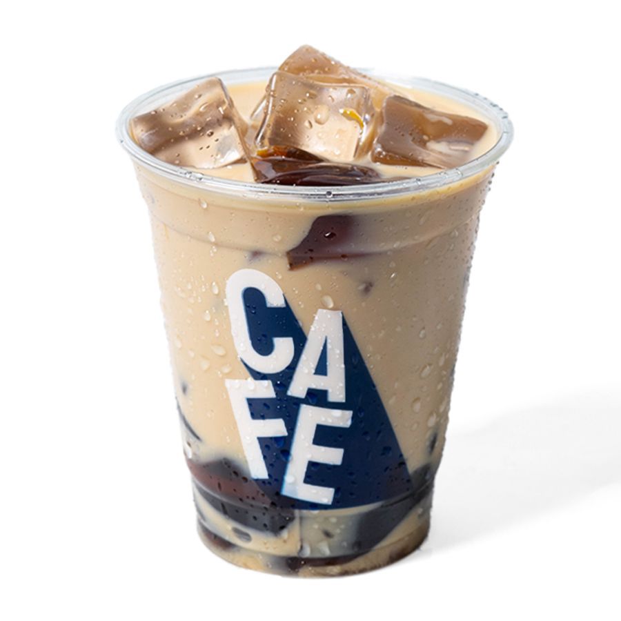 Grass Jelly Milk Tea 12oz