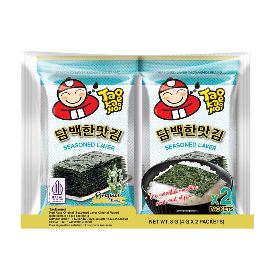 Tao Kae Noi Seasoned Laver Original 2x4gr 8gram