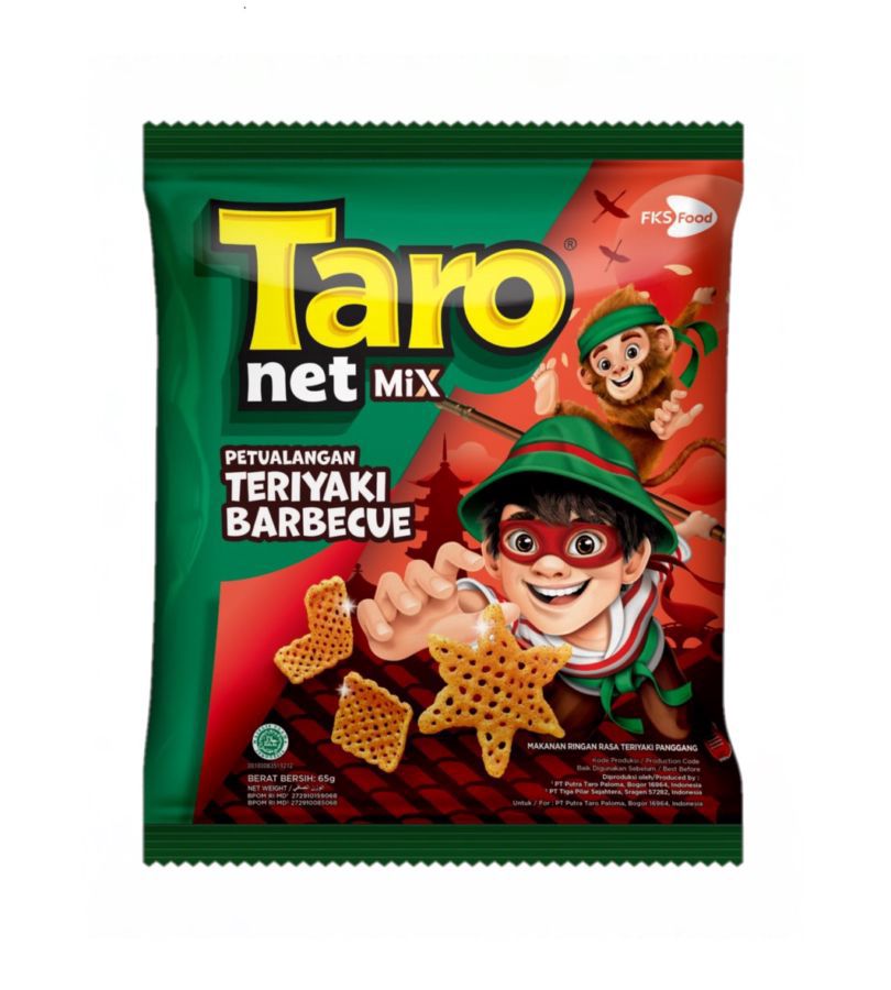 Taro Net Mix Teriyaki Barbecue 65gram