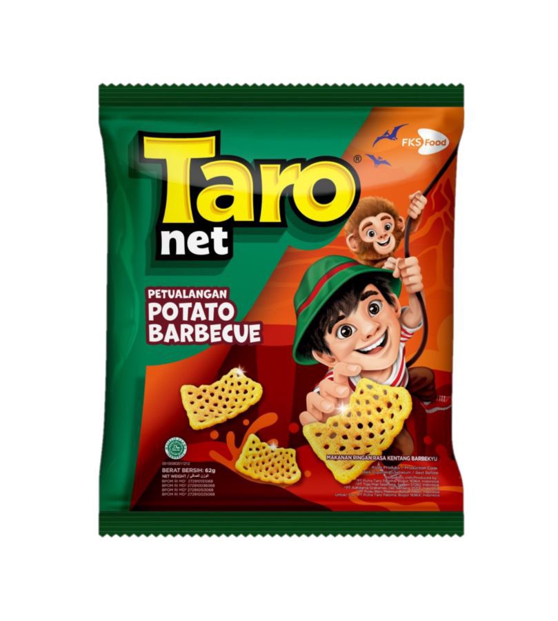 Taro Net Potato BBQ Family Pack 62gram