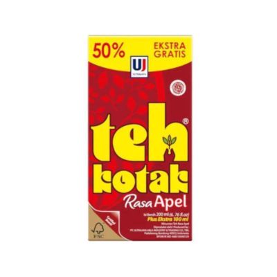 Ultrajaya Teh Kotak Rasa Apel