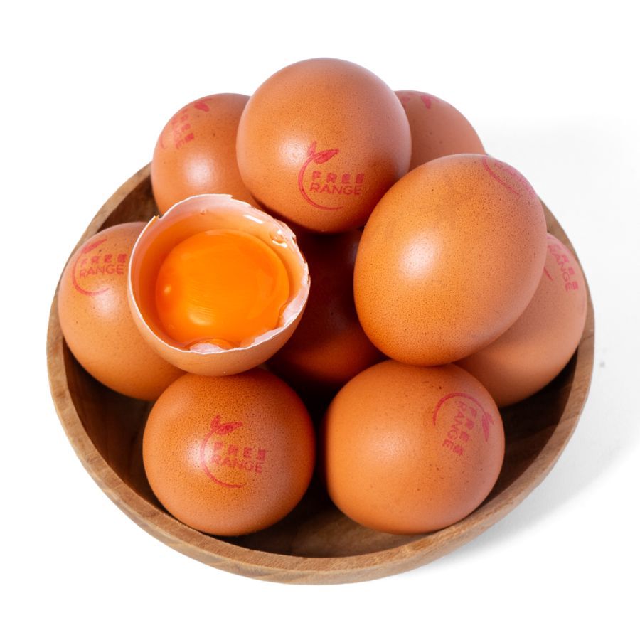 Rossa Farm Telur Ayam Free Range Brown Eggs 10butir