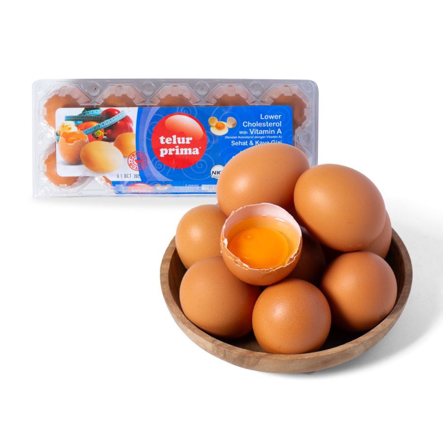 Telur Prima Low Cholesterol 10butir