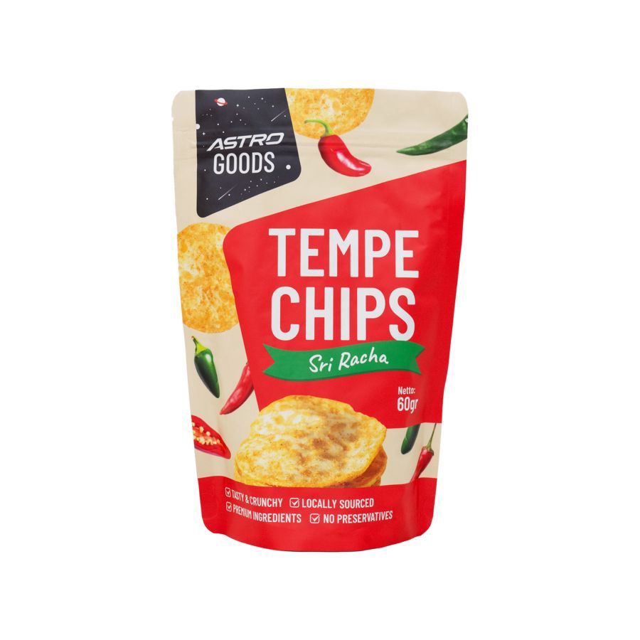 Tempe Chips Sri Racha Sauce Keripik Tempe Astro Goods 60gram