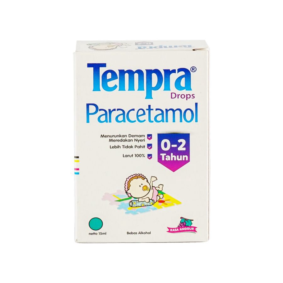 Tempra Drops Anggur 0-2 Tahun Paracetamol Anak 15ml
