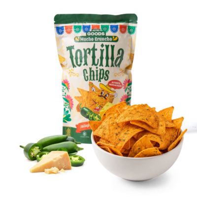 Tortilla Chips Jalapeno Cheddar Mucho Cruncho Astro Goods