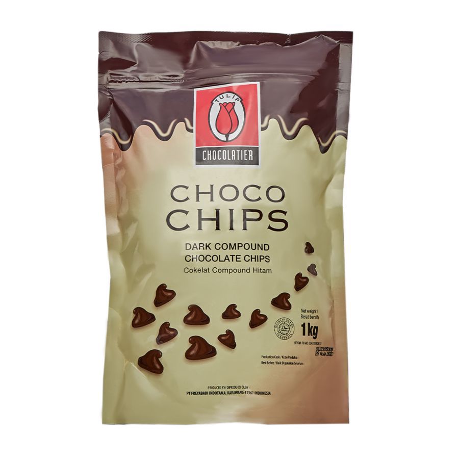 Tulip Choco Chips Dark Compound 1kg