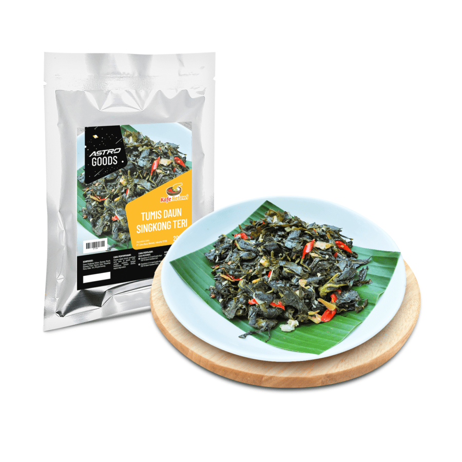 Tumis Daun Singkong Teri Kafe Betawi x Astro Goods