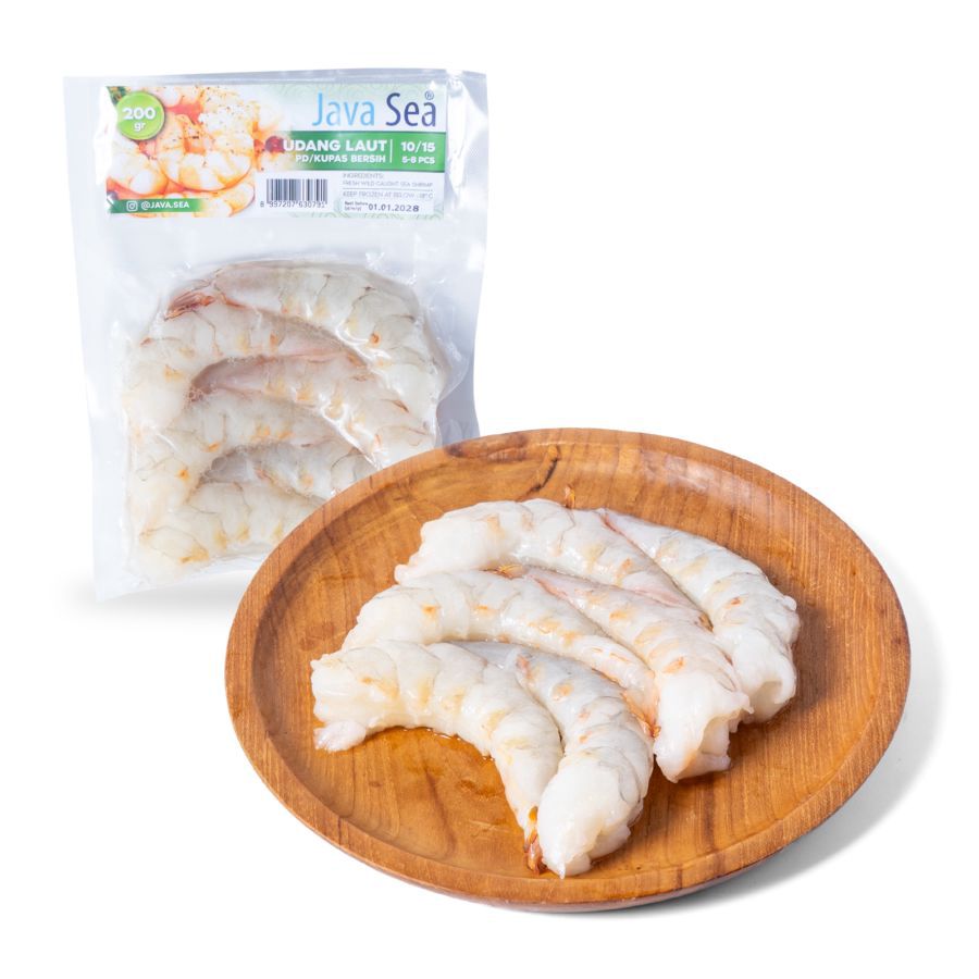 Udang Java Sea Udang Laut PD/ Kupas Bersih 10/15 200gram