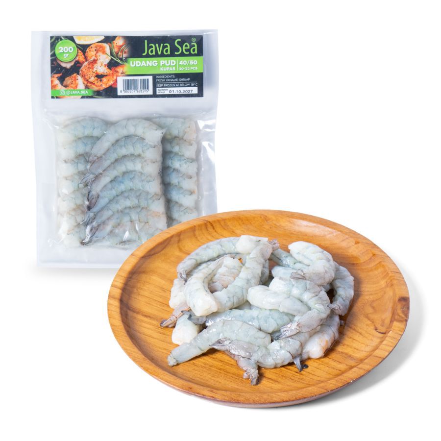 Udang Java Sea Udang PUD Kupas 40/50 200gram