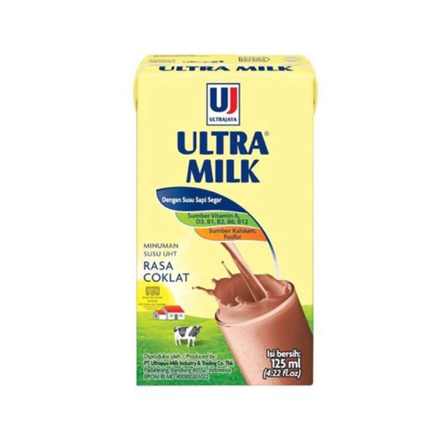 Ultra Milk Chocolate Susu UHT 125ml