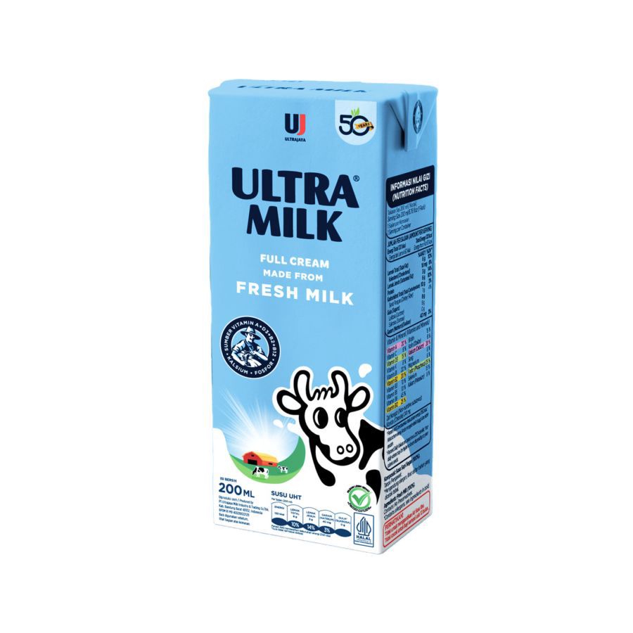 Ultra Milk Full Cream Susu UHT