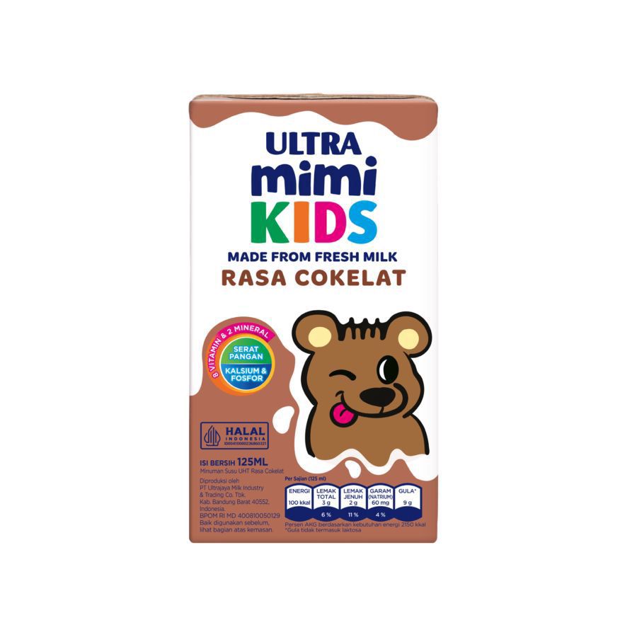 Ultra Mimi Kids Chocolate Susu UHT 125ml