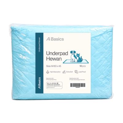Underpad Hewan M 60 x 45 cm A Basics Isi 10 pcs
