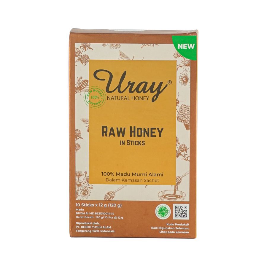 Uray Raw Madu Murni Alami Box 10stick