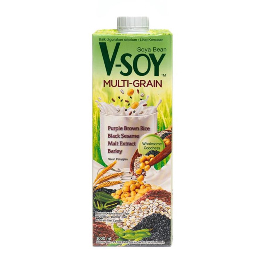 V-Soy Susu Kedelai Multi Grain 1000ml