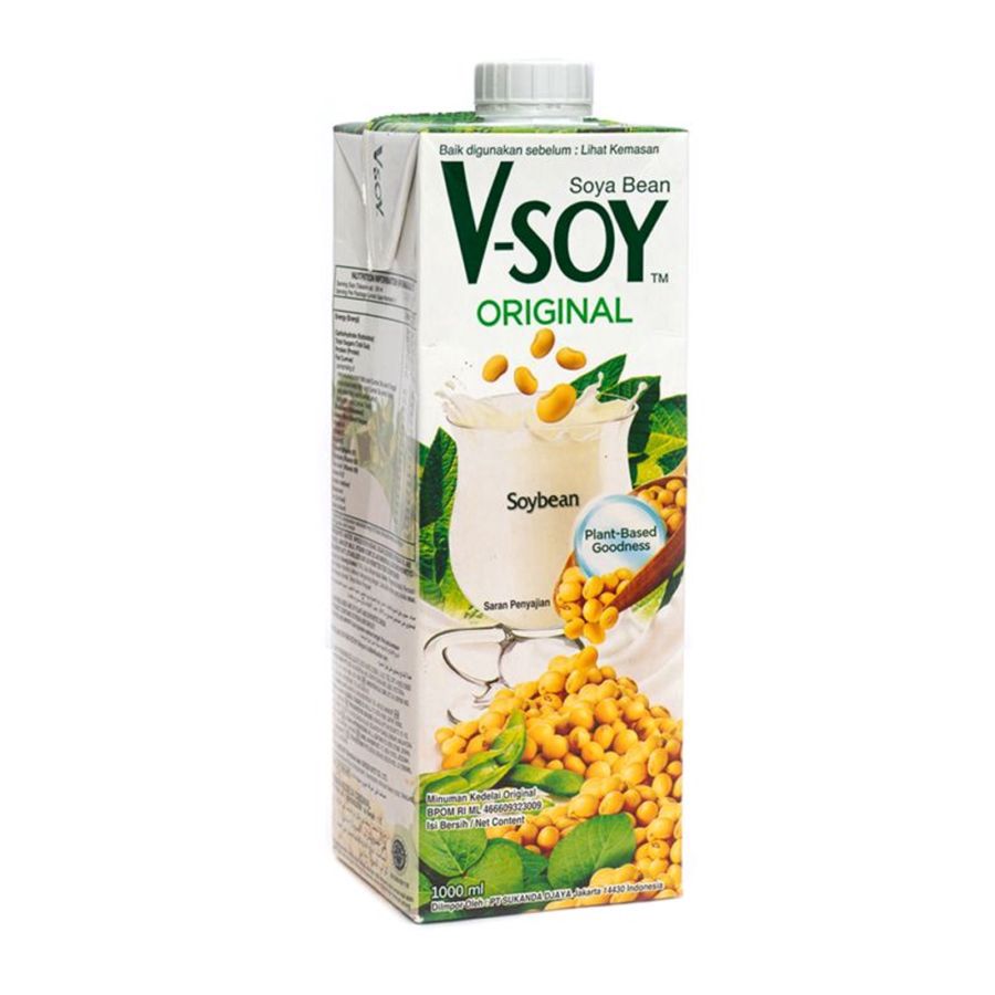V-Soy Susu Kedelai Original 1000ml