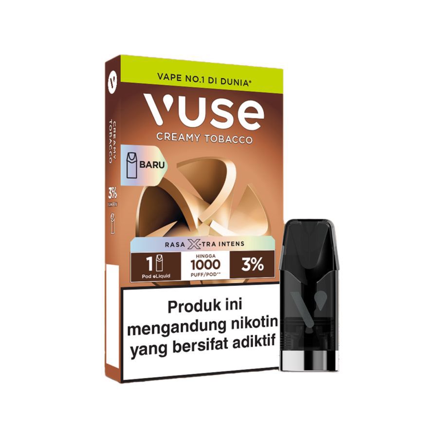 Vuse Pod Extra Intense Creamy Tobacco Rokok Elektrik