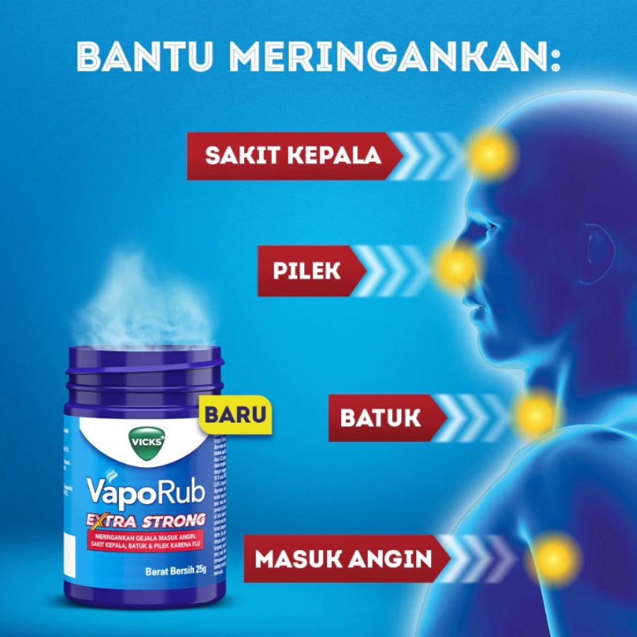 Vicks Vaporub Extra Strong Obat Gosok 25gram