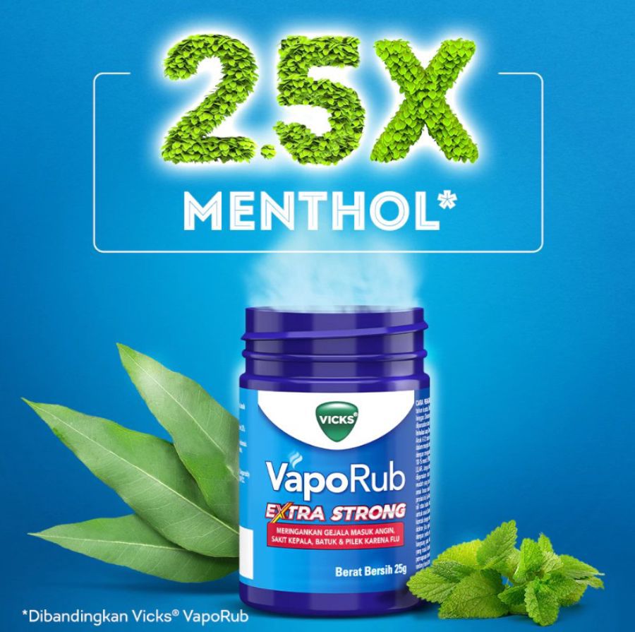 Vicks Vaporub Extra Strong Obat Gosok 25gram