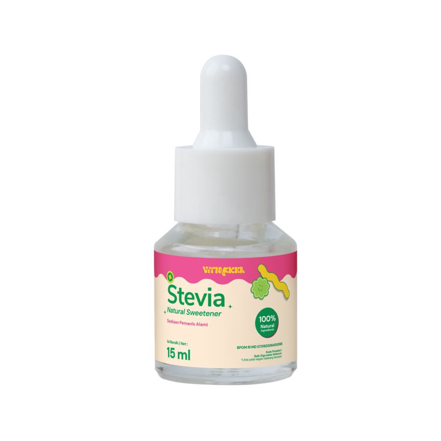 Vitmaker Liquid Stevia Pemanis Alami Pengganti Gula Dengan 0 Calorie 15ml