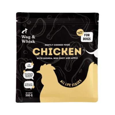 Wag and Whisk Cooked Chicken All Life Stages Makanan Anjing Basah