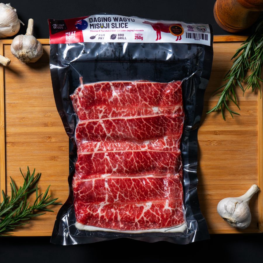 Daging Wagyu Misuji Beef Slice Astro Farm 250gram