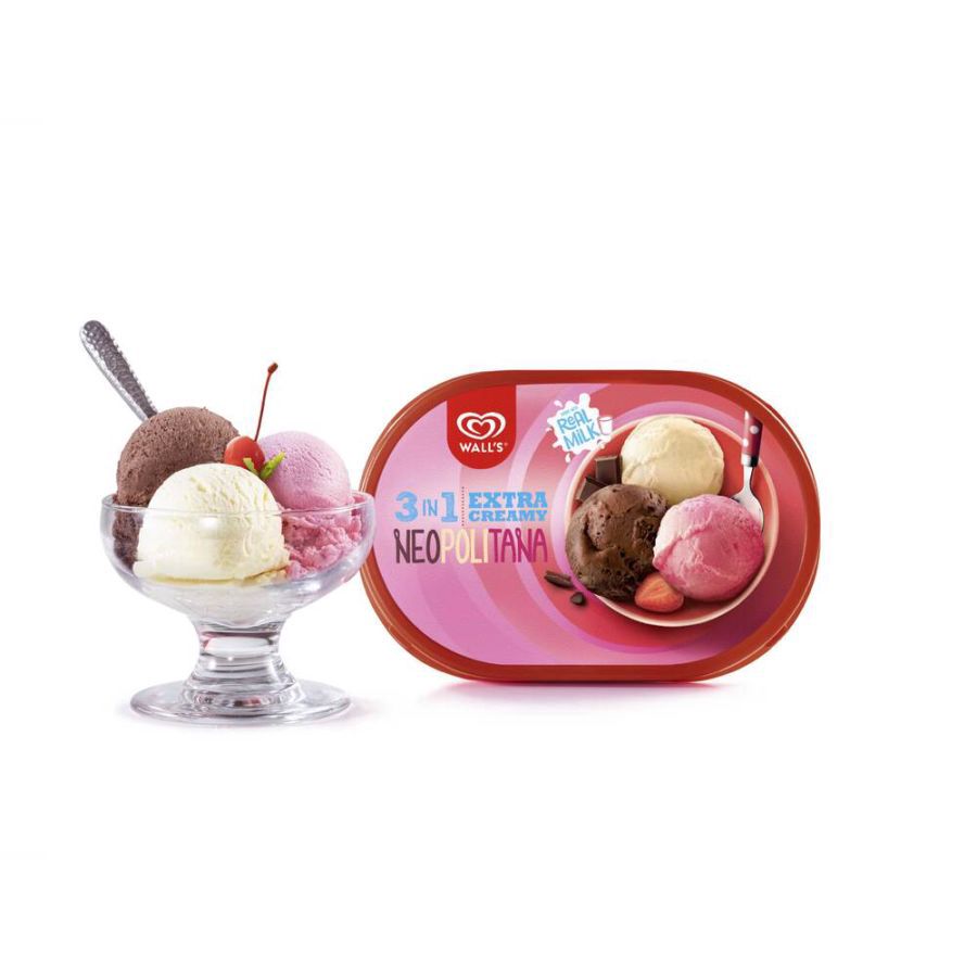 Walls Neopolitana 3in1 Es Krim 350ml