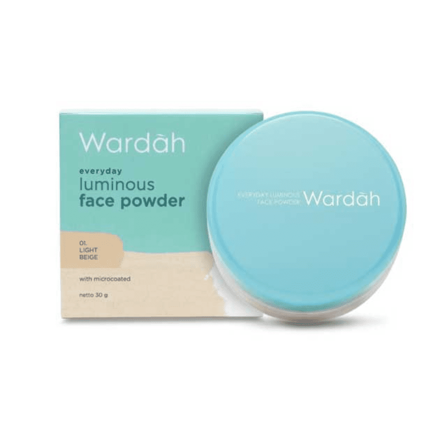 Wardah Everyday Luminous 01 Light Beige Loose Powder 30gram
