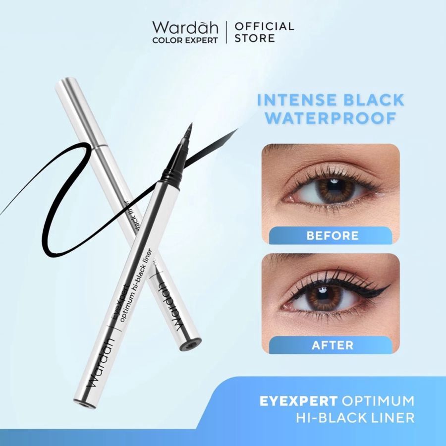 Wardah EyeXpert Optimum Hi Black Eye Liner 1gram