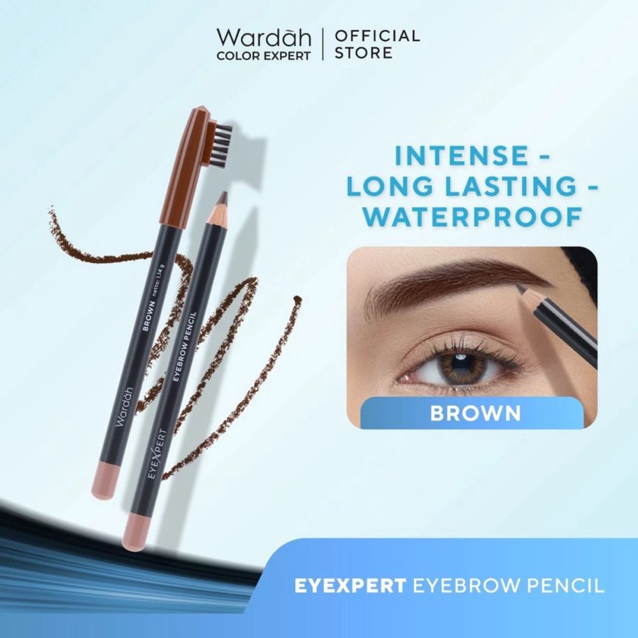 Wardah EyeXpert Brown Eyebrow Pencil 1gram