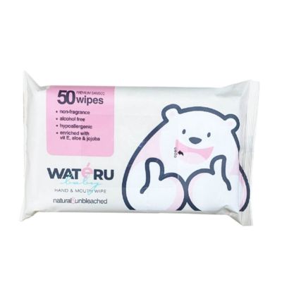 Wateru Baby Bamboo Hand & Mouth Wet Wipes