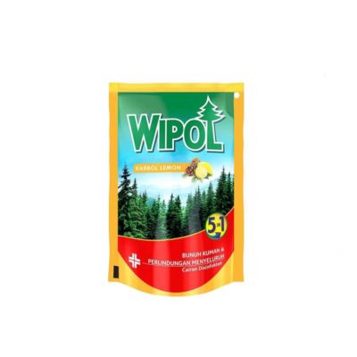 Wipol Karbol Lemon Pembersih Lantai Refill