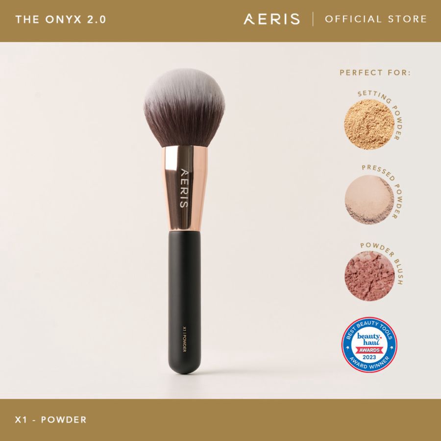 Aeris Beaute X1 The Onyx 2.0 Single Powder Brush 1pcs