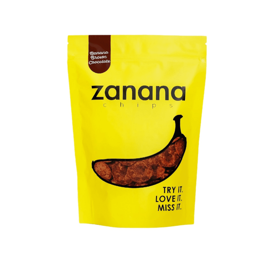 Zanana Keripik Pisang Brown Chocolate 80gram