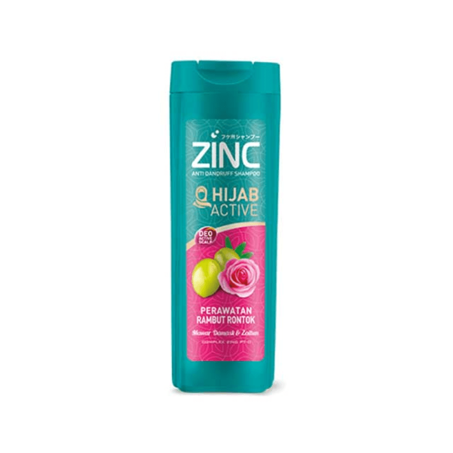 Zinc Hijab Active Perawatan Rambut Rontok Shampoo 170ml