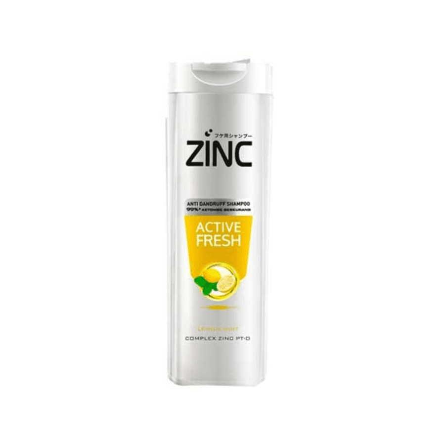 Zinc Active Fresh Lemon Mint Anti Dandruff Shampoo 340ml
