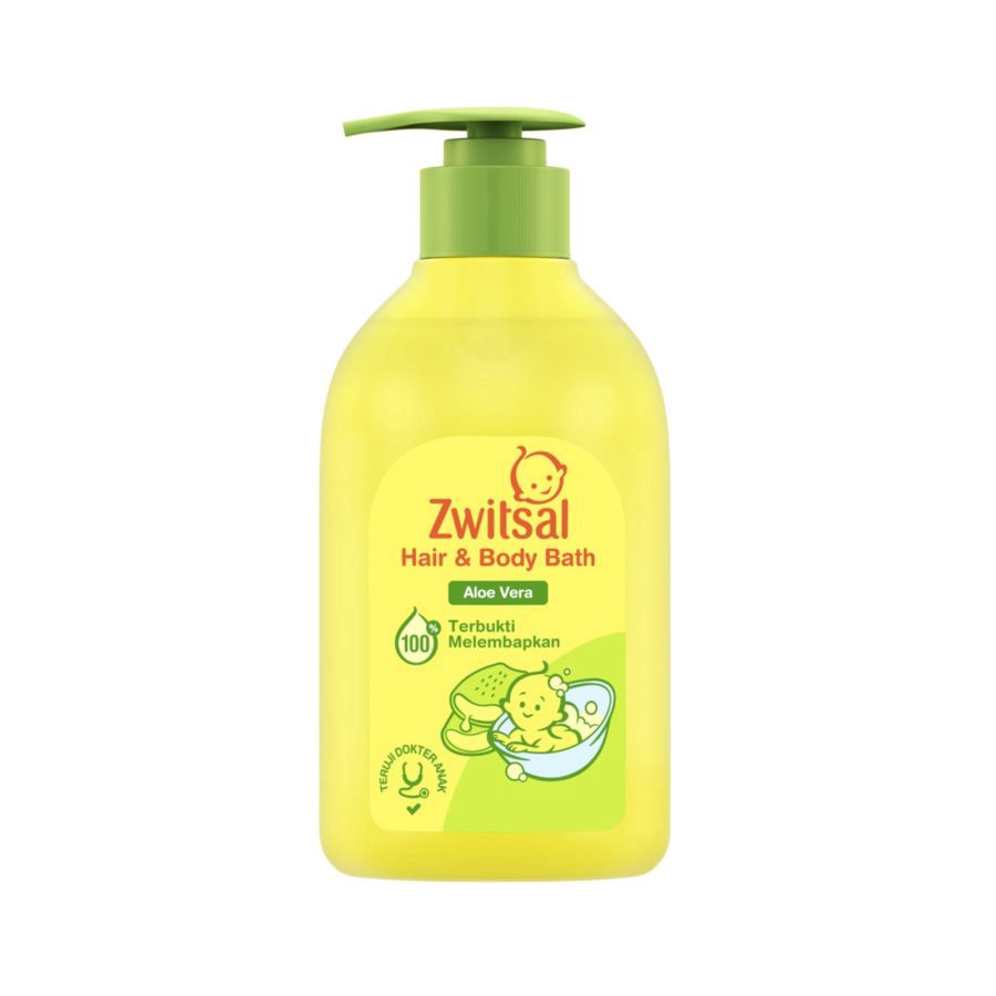 Zwitsal Bath Hair And Body Aloe Vera 300ml