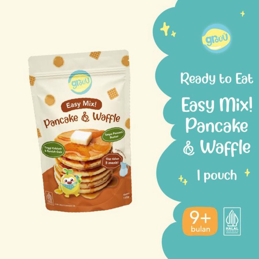 Grouu Easy Mix Pancake & Waffle 150gram
